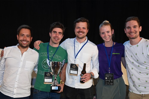 Das Planted-Team bei der Verleihung des Awards