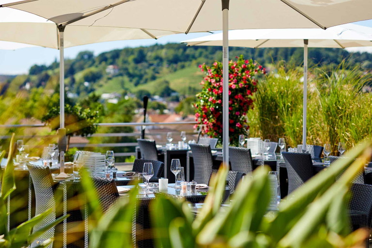 Die Rooftopbar des «Banana City Hotels»