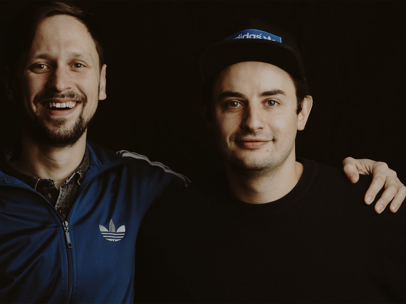 Lucas Steindorfer und Hubert Peter vom »Bruder«