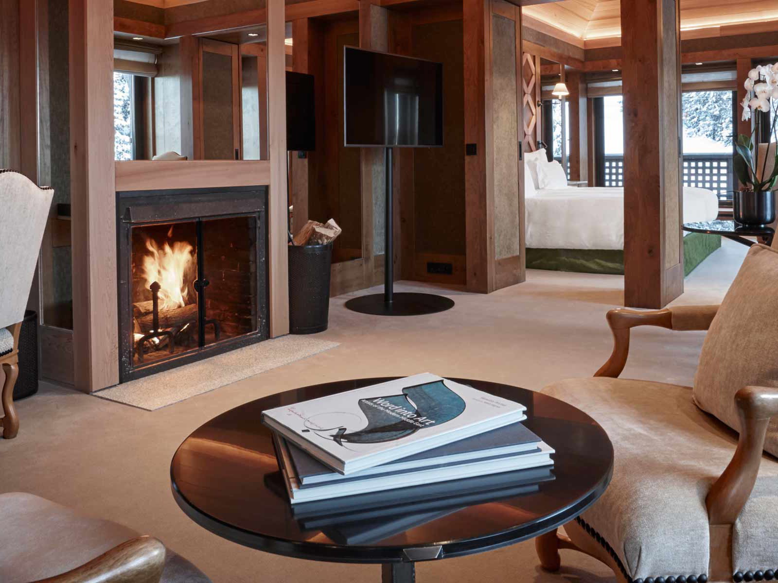 Im&nbsp;»Aman Le Melézin« in Courchevel herrscht immer eine gemütliche Atmosphäre.&nbsp;