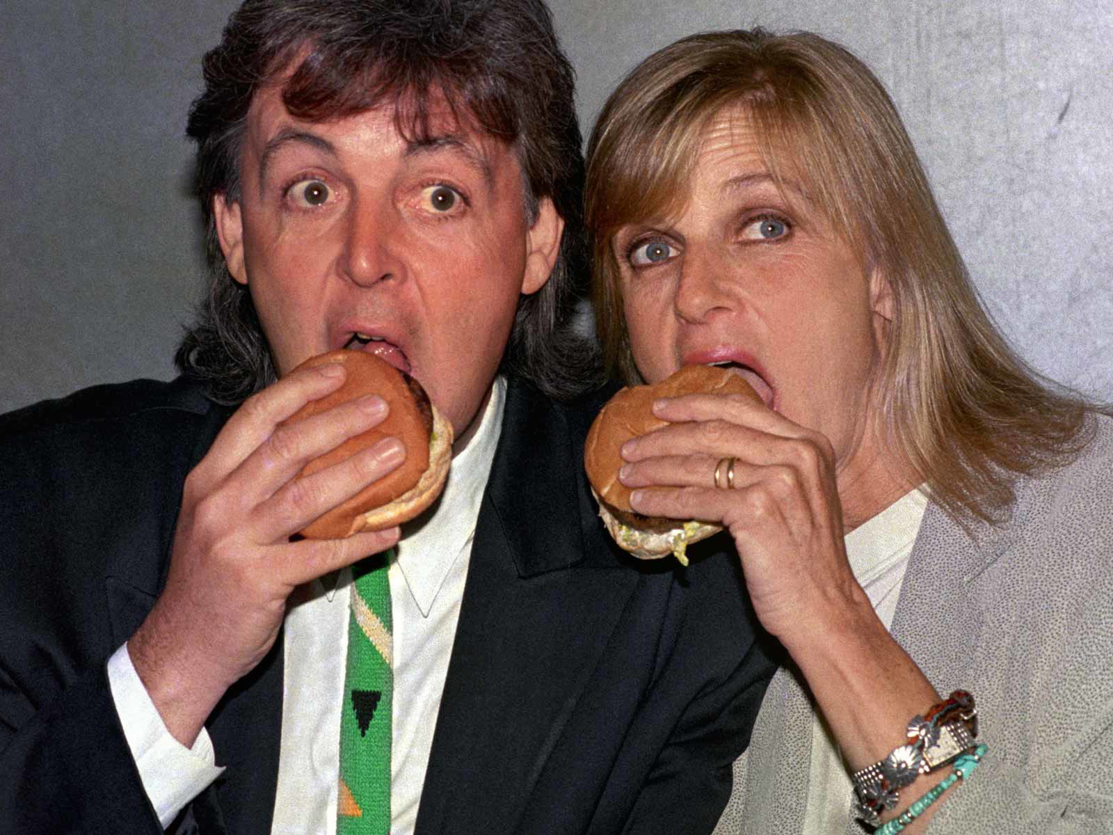 Ab den 1990er-Jahren setzten sich&nbsp;Paul und Linda McCartney für den&nbsp;fleischlosen Lebensstil ein.