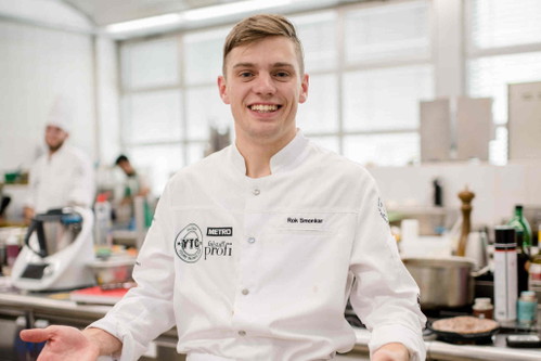 Finalist Rok Smonkar während des Wettbewerbs.