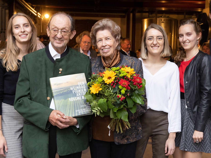 Anton Kollwentz im Kreise seiner Familie