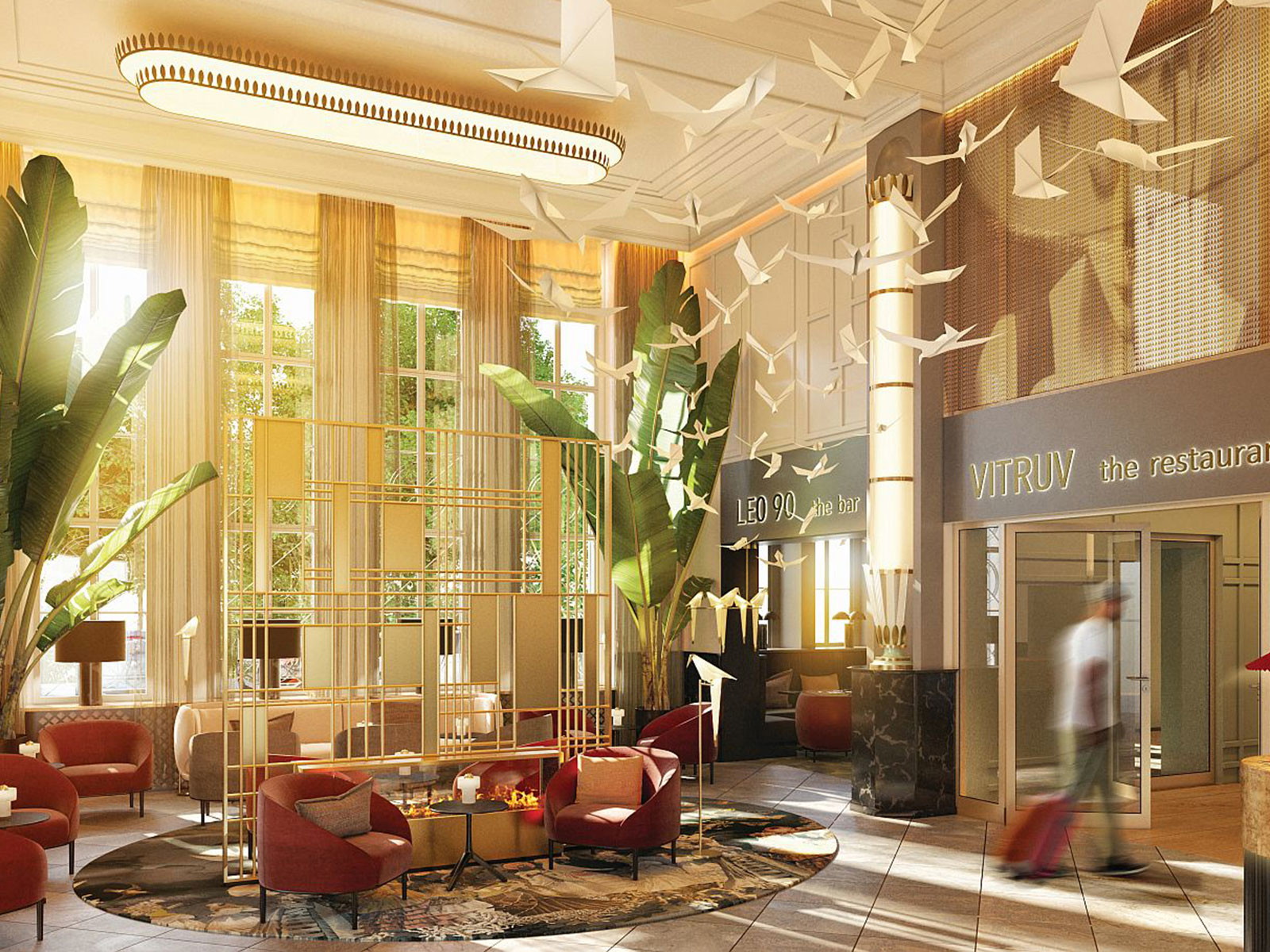 Das neue Foyer des&nbsp;»Leonardo Royal Berlin«.