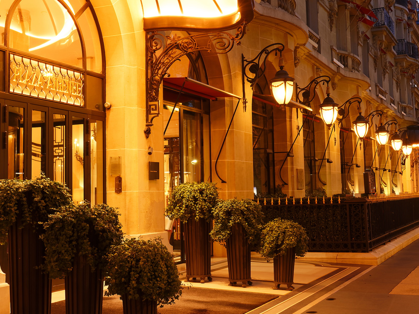 The Hotel Plaza Athenee in Paris, where Jean Imbert has taken over from Alain Ducasse.