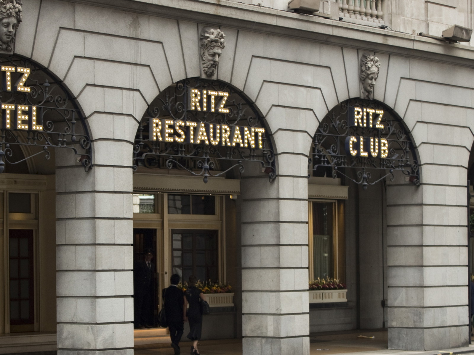 The Ritz hotel in London's Piccadilly.