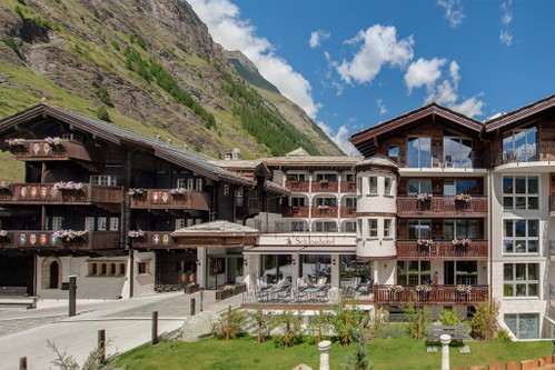 The sauna of the "SchlossHotel Zermatt"