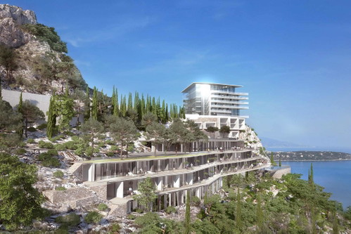 Beeindruckende Lage: »The Maybourne Riviera« wurde in den Hang hinein gebaut.