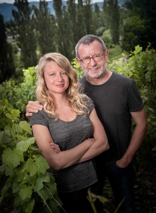 Dominique Maigre mit seiner Tochter Francesca von der Domaine des Bonnettes