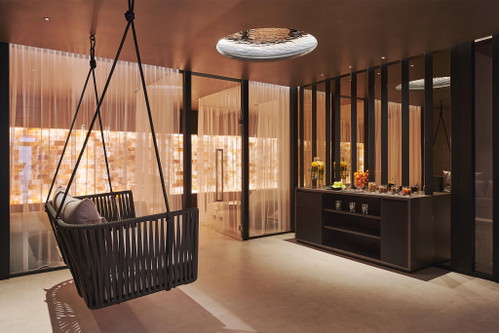 The sauna of the "SchlossHotel Zermatt"