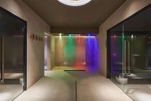 The sauna of the "SchlossHotel Zermatt"