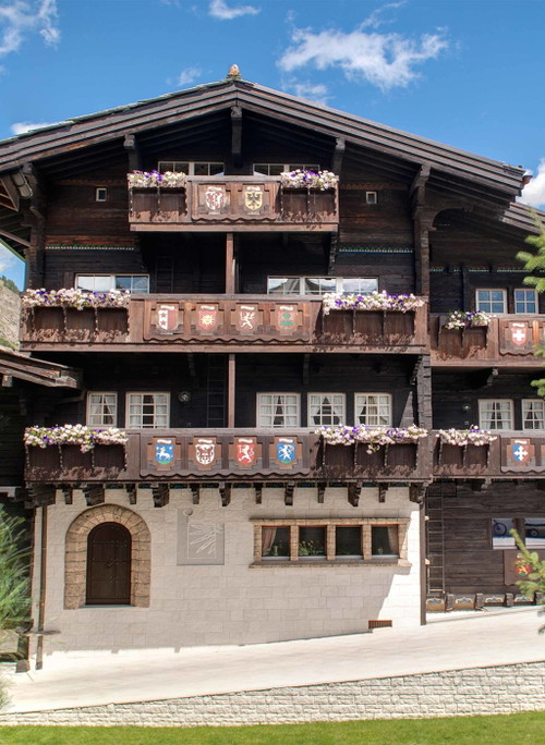 The sauna of the "SchlossHotel Zermatt"