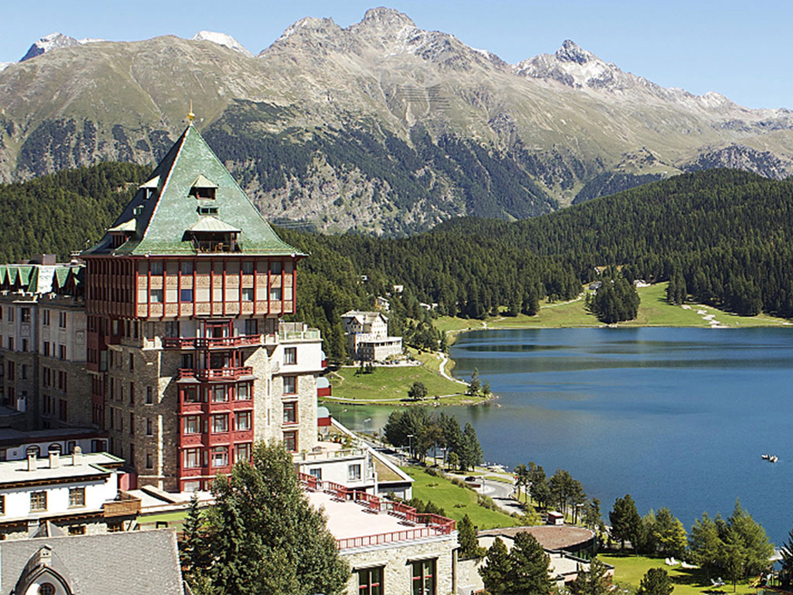 Das «Badrutt's Palace» in St. Moritz