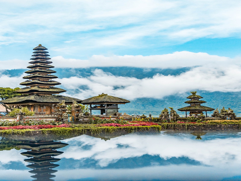Pura Ulun Danu Bratan temple,&nbsp;Bali, Indonesia