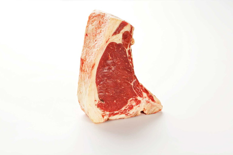 Kommt immer mit Rippenknochen: Das Club-Steak.