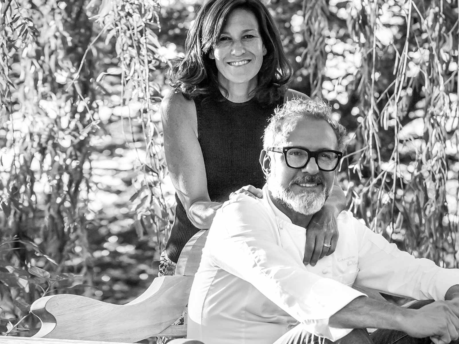 Massimo Bottura mit Ehefrau Lara Gilmore.