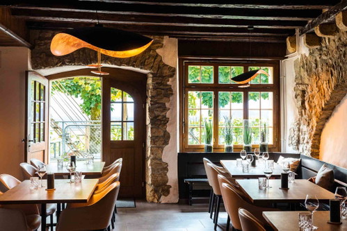 Restaurant «Aux Trois Amis» in Schernelz.