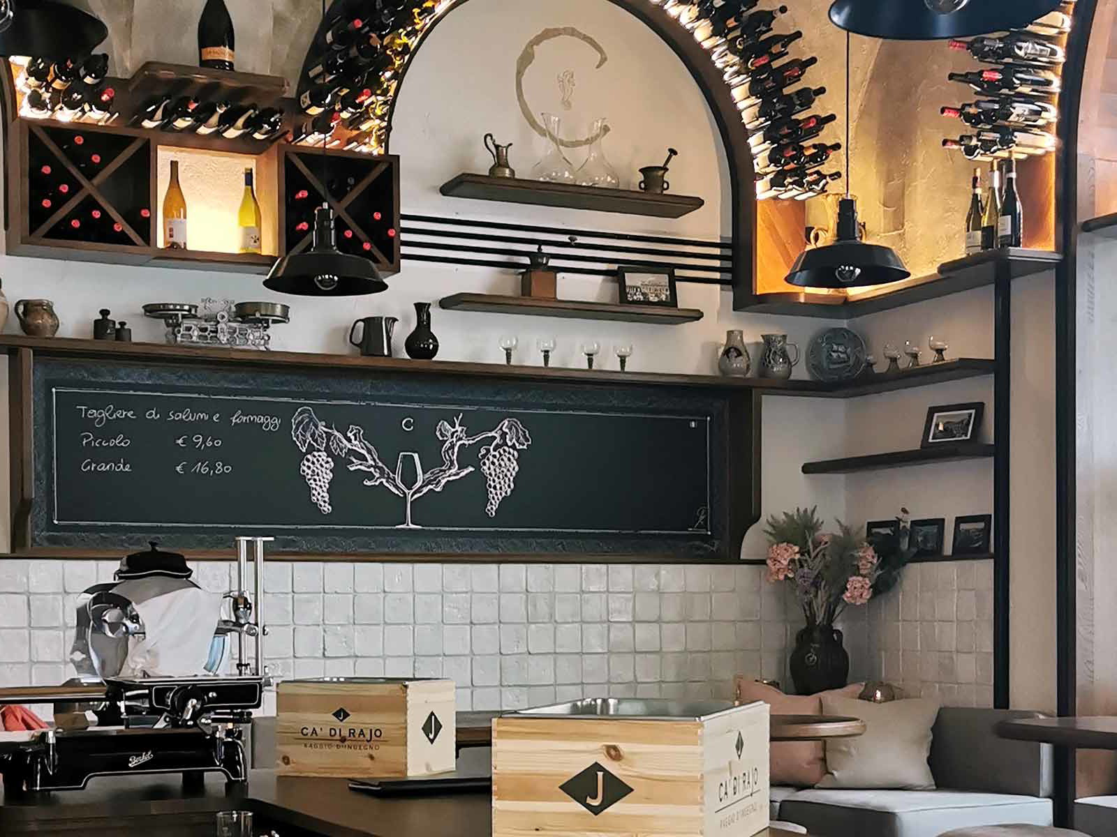Blick in die Enoteca
