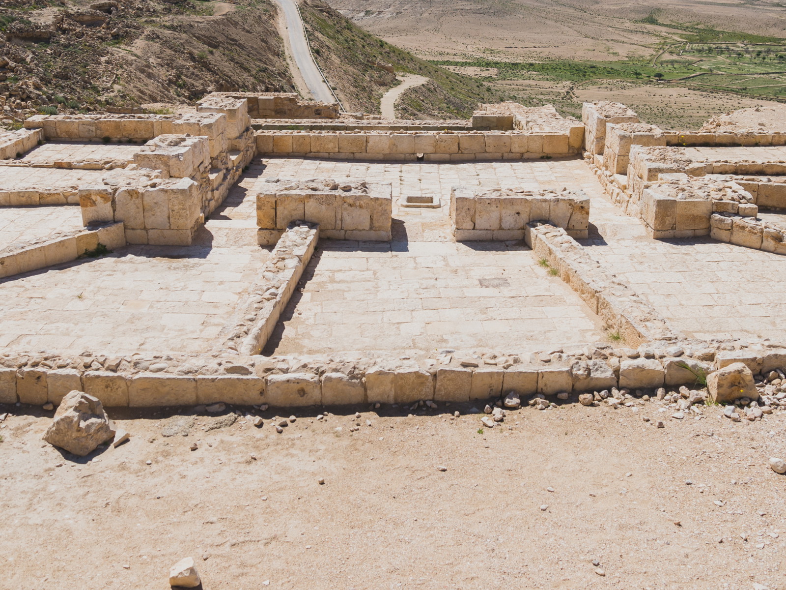 An ancient winepress in the Negev Desert of Israel.