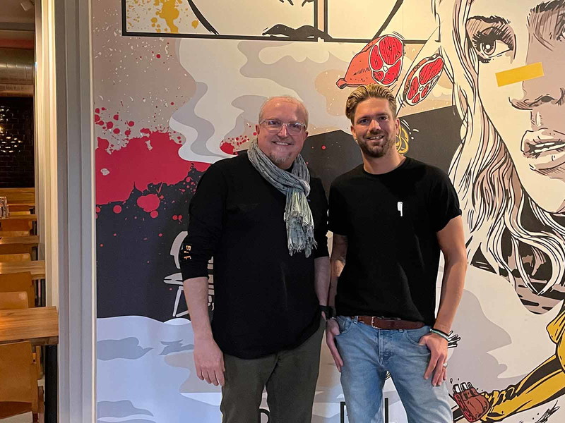 Mastermind Klaus Piber, Betriebsleiter Marco Olinovec und Trixie
