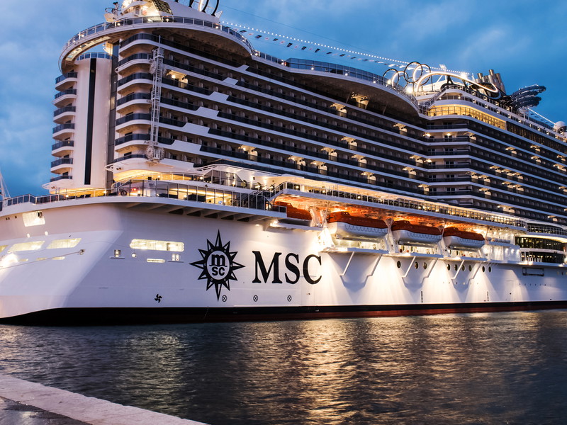 One of MSC Cruises's ships