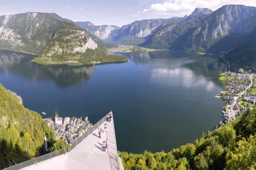 Die Aussichtsplattform Skywalk Welterbeblick in Hallstatt