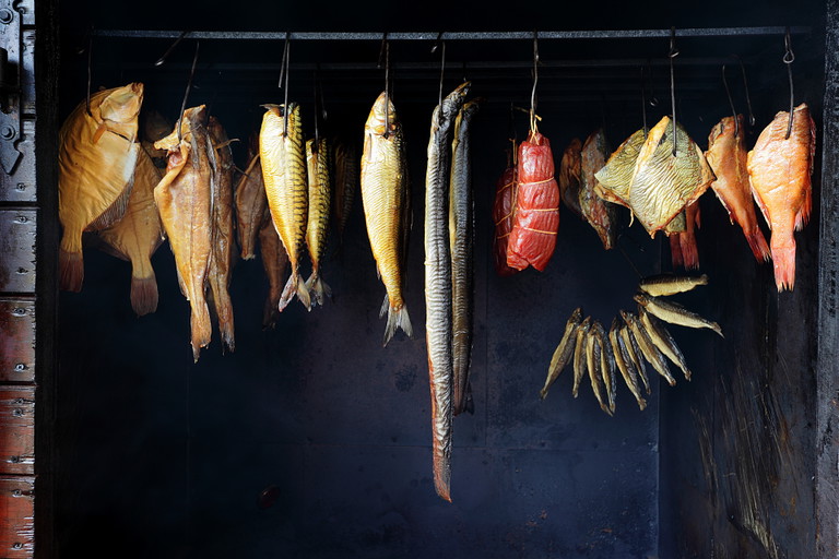 The smoke delivers a coating which prevents oxidation and makes it more resistant to decay
