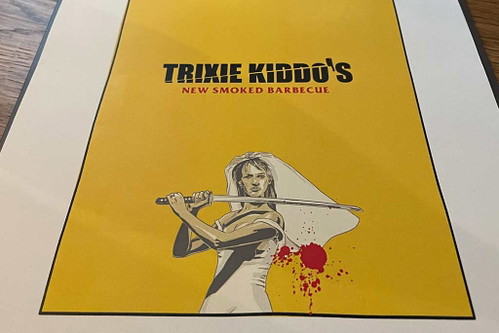 Trixie Kiddo ziert auch die Speisekarte