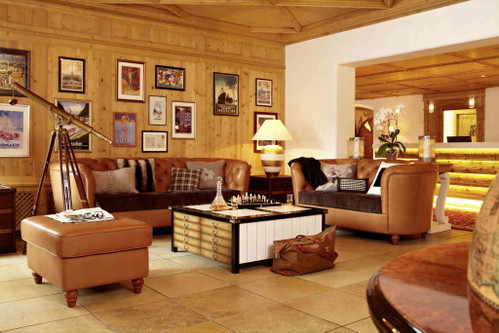 Lobby in der »Die Krone von Lech«.