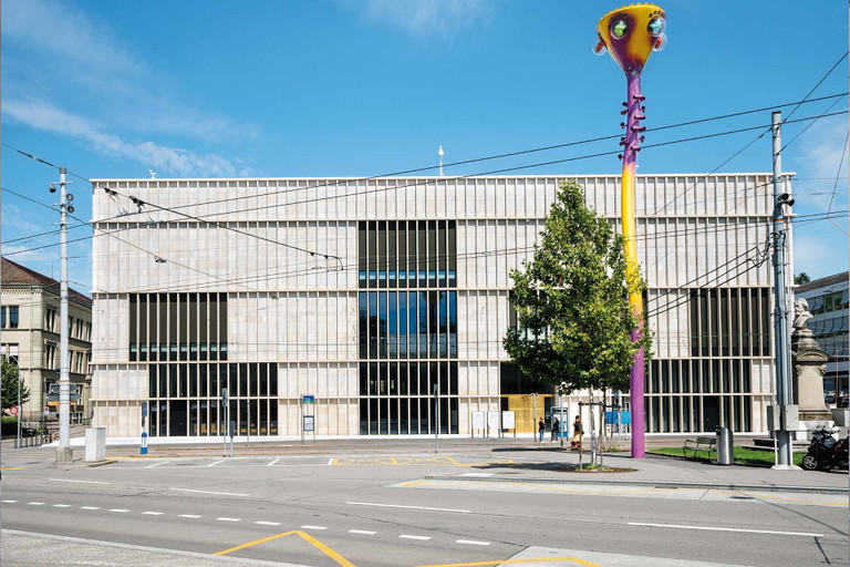 Nach rund zwölf Jahren Plan- und Bauzeit wurde sie Ende 2020 fertiggestellt: Die Kunsthaus-Erweiterung am Heimplatz.