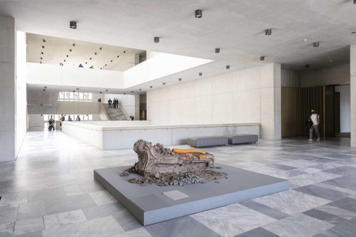 Blick in den neuen Erweiterungsbau des Kunsthauses Zürich des Architekten David Chipperfield.