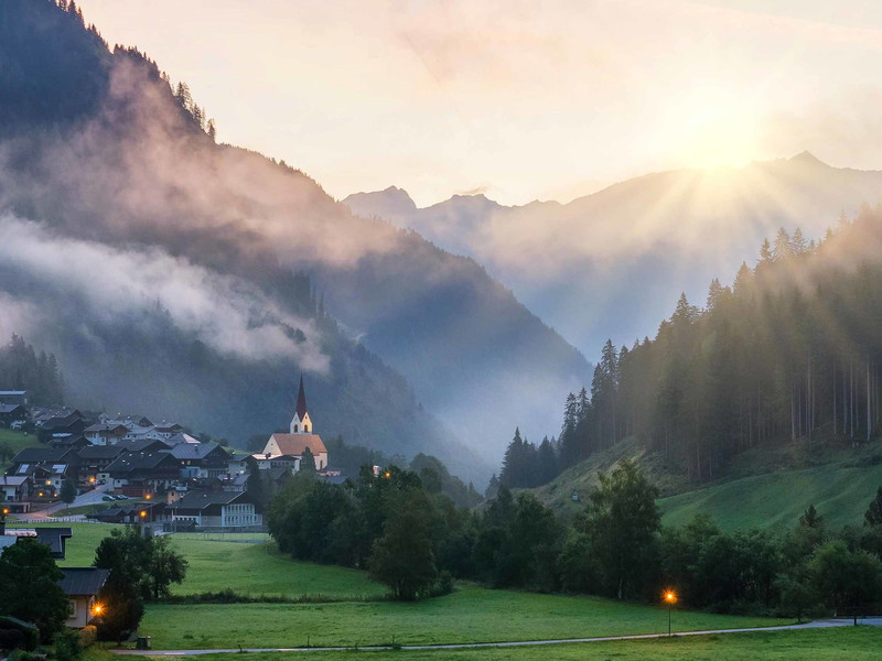 Panoramasicht auf das Defereggental&nbsp;in Osttirol