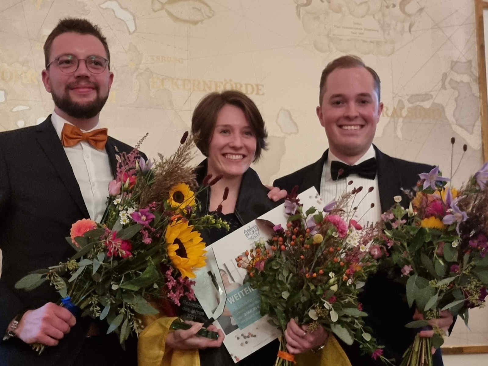 Jeroen Wolf, Pia Zumkley und Euan Fricke.