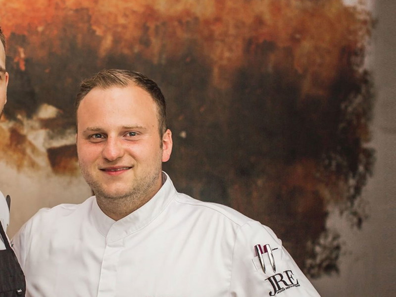 Maximilian Lorenz (r.) mit seinem Sous-Chef&nbsp;Enrico Hirschfeld (l.)