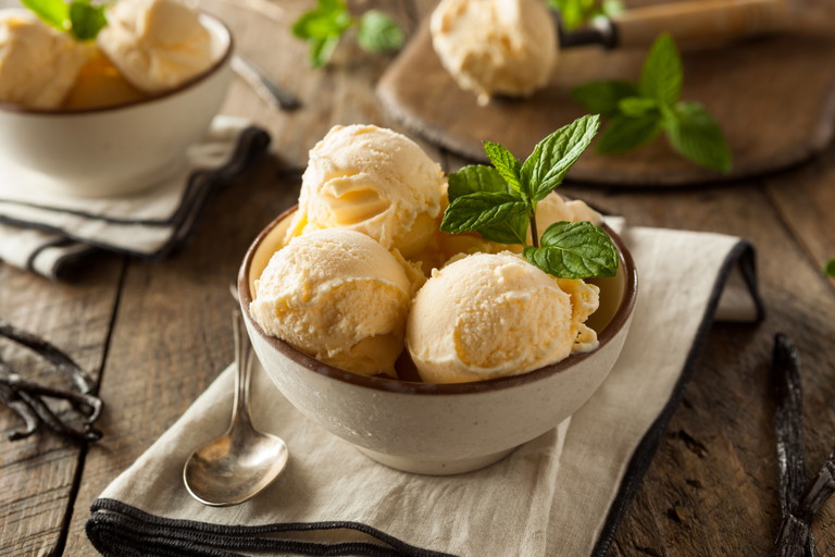 Vanilla ice cream