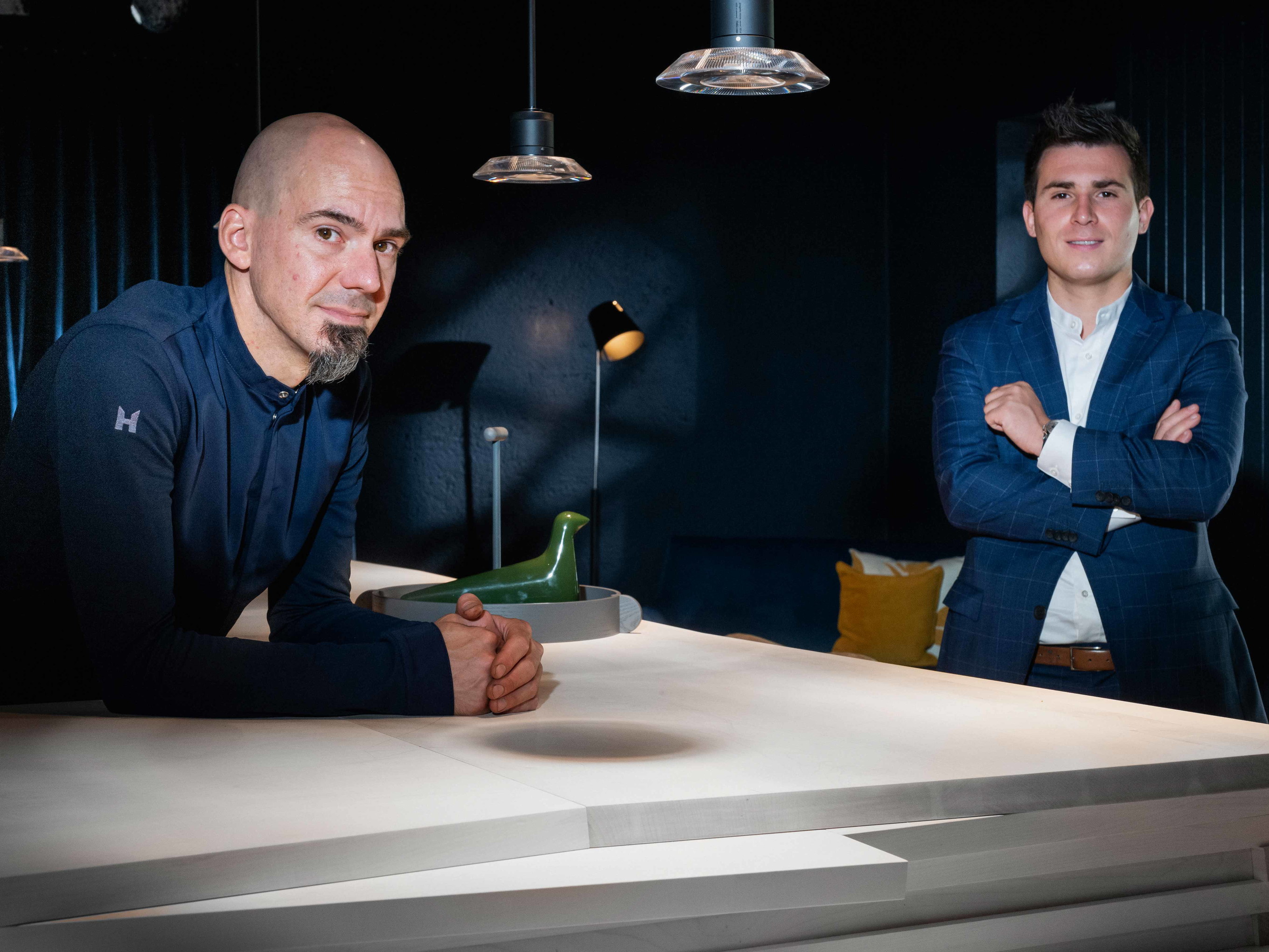 «Oz»-Küchenchef Timo Fritsche mit Restaurantleiter und Sommelier Giuseppe Lo Vasco