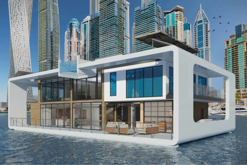 Die eleganten&nbsp;Luxus-Hausboote sind Smart Homes&nbsp;Deluxe.