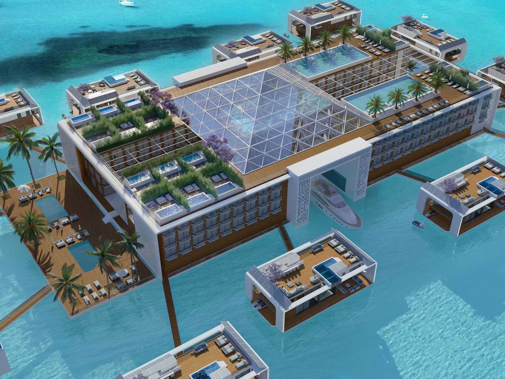 Der Kempinski Floating Palace: ein modernes Atlantis Deluxe?