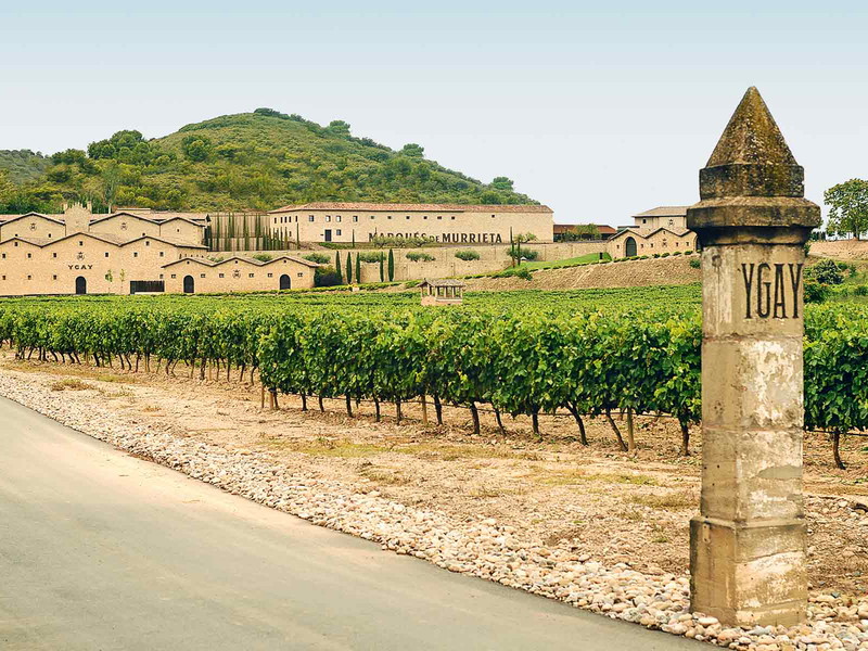 Das imposante Castillo Ygay der Marqués de Murrieta in Rioja.