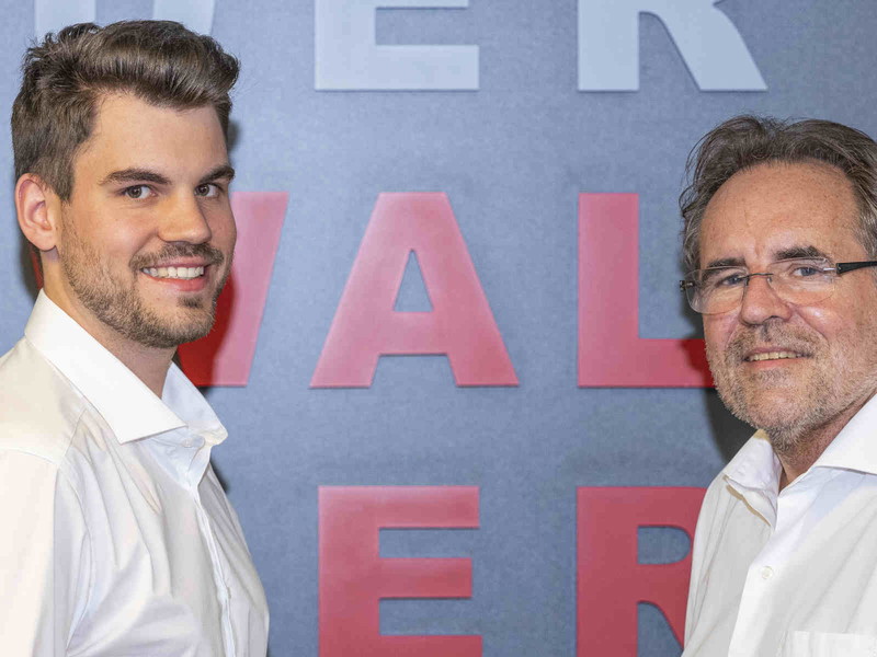 Prokurist Alexander und Geschäftsführer Michael P. Walter.