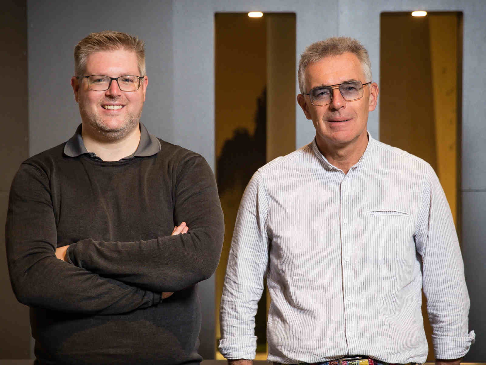 Sascha und Heinz Halek.