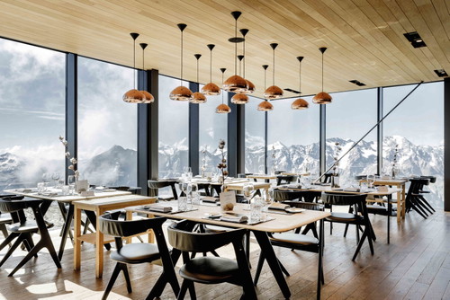 Von James Bond erprobt, von Gourmet-affinen Skifahrern für sehr gut befunden: das »Ice Q« über Sölden.