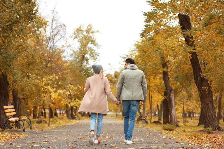 A gentle stroll, with or without company, might help clear the head.