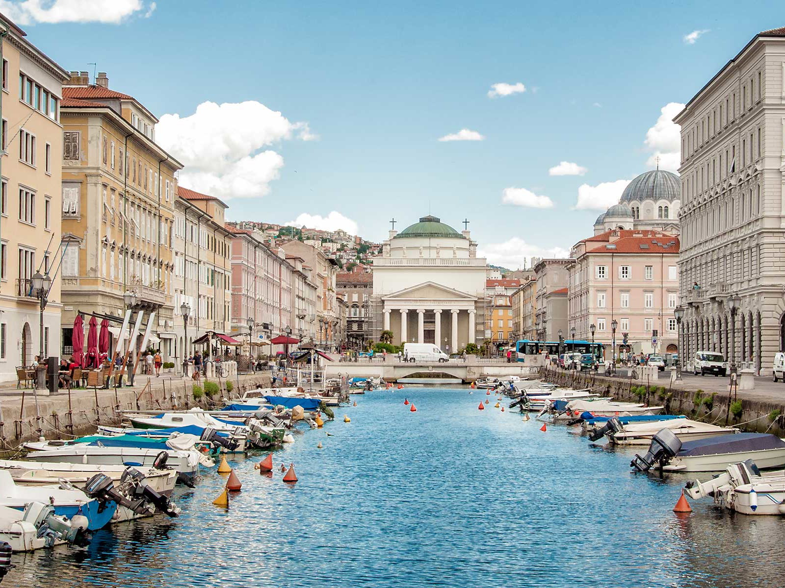 Der Canal Grande in Triest
