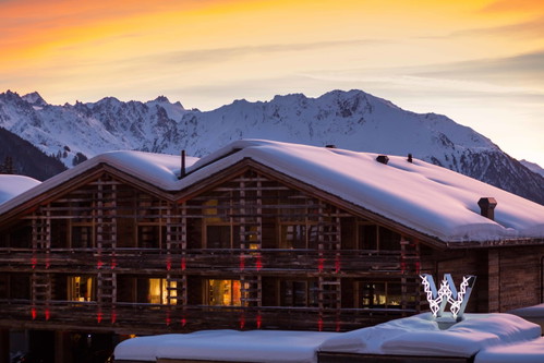 Das Skiresort «W Verbier» in Vierbier im Wallis