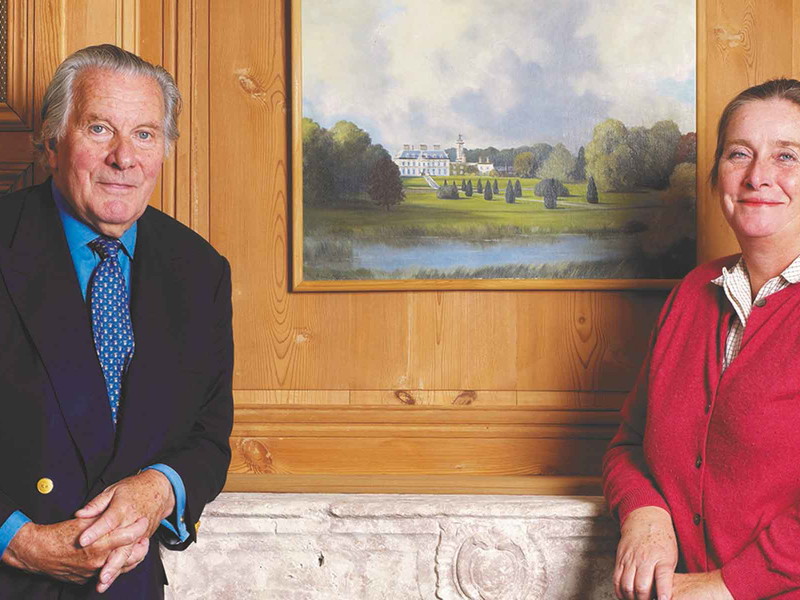 Anthony Barton with his daughter Lilian