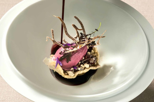 Award winning dessert at Atelier restaurant.