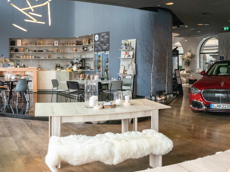 »Organic Garden&nbsp;Eatery« im Studio Odeonsplatz by Mercedes-Benz