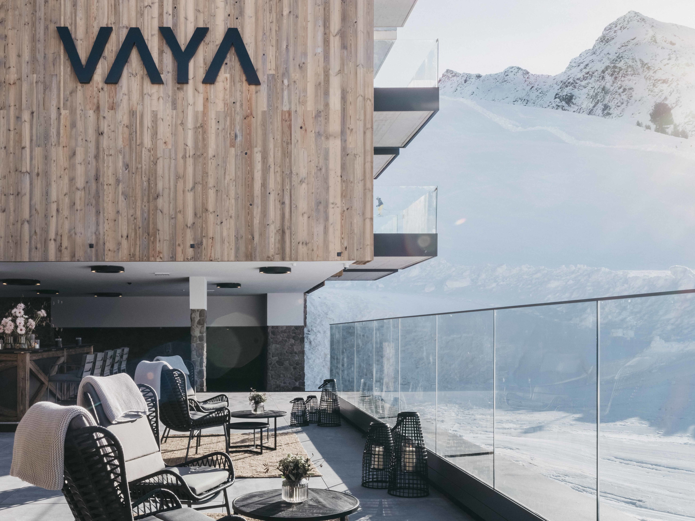 Das »VAYA Kühtai« bietet Ski-in, Ski-out mitten in den&nbsp;Stubaier Alpen.