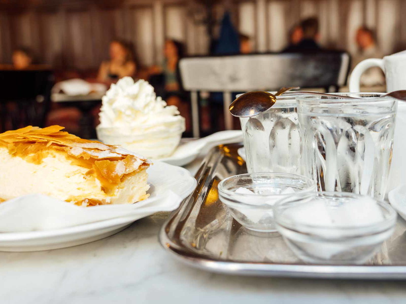 Coffee houses have been part of Vienna for centuries.